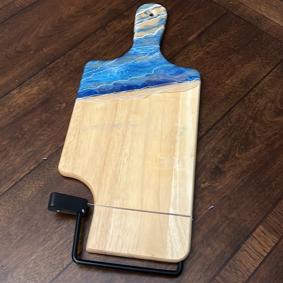 Cheese board with wire cutter - Picture 4 of 4